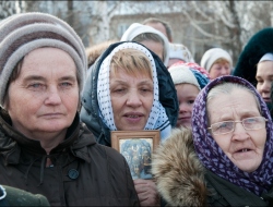 Престольный праздник в городе Болотное