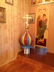 В день Успения Пресвятой Богородицы в д. Бердь Искитимского района состоялась литургия и освящение куполов
