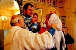 В день Успения Пресвятой Богородицы в д. Бердь Искитимского района состоялась литургия и освящение куполов