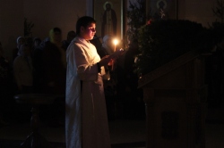 Рождественское богослужение в Кафедральном соборе святителя Николая Мирликийских чудотворца г. Искитима (фоторепортаж)