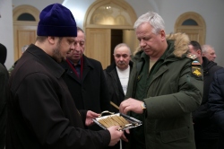 Состоялась встреча военных комиссаров Новосибирской области с Преосвященнейшим Лукой