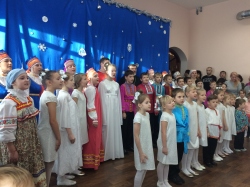 В епархиальном Духовно-просветительском центре состоялись праздничные мероприятия, посвященные празднику Христова Рождества