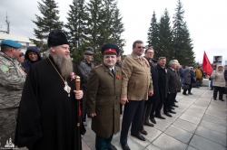 Управляющий Искитимской епархией принял участие в торжественных мероприятиях, посвященных 73-й годовщине Победы в Великой Отечественной войне