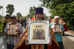 Крестный ход памяти святых царственных страстотерпцев прошел в Искитимской епархии