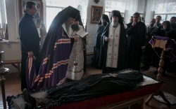 В Покровском монастыре простились с одним из старейших насельников обители