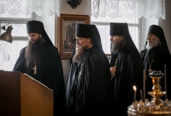 В Покровском монастыре простились с одним из старейших насельников обители