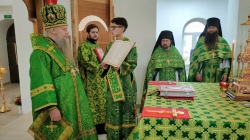 Епископ Искитимский и Черепановский Лука совершил Божественную литургию в Тогучине