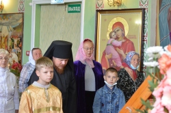 Принесение ковчега с мощами святого благоверного князя Александра Невского в Черепаново