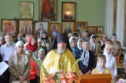 Принесение ковчега с мощами святого благоверного князя Александра Невского в Черепаново