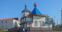 Освящение храма в селе Бобровка Сузунского района