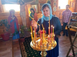 Освящение храма в селе Бобровка Сузунского района