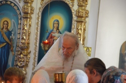 Пред Казанской иконой Божией Матери
