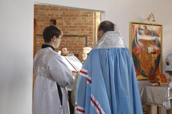 29 марта состоялось освящение храма в честь иконы Пресвятой Богородицы «Неупиваемая Чаша» в г. Искитиме