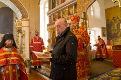 Архиерейская служба в Свято-Покровском монастыре