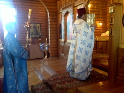 Престольный праздник в приходе в честь иконы Божией Матери "Владимирская"