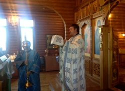 Престольный праздник в приходе в честь иконы Божией Матери "Владимирская"