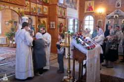 Архиерейская литургия в праздник Обрезания Господня состоялась в поселке Горный