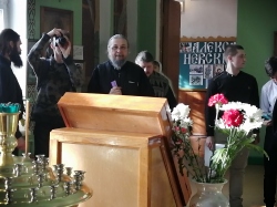 Студенты Новосибирской духовной семинарии посетили мужской монастырь в честь Всех Святых в земле Сибирской просиявших в Черепаново
