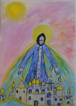 Дети детского дома творчества г.Черепанова  рисуют "Красоту Божьего мира"