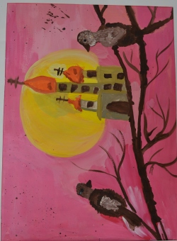 Дети детского дома творчества г.Черепанова  рисуют "Красоту Божьего мира"